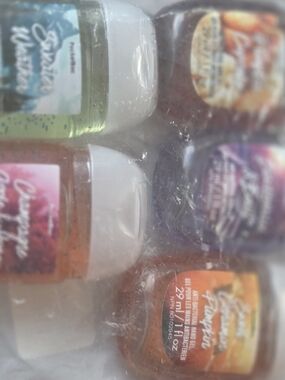 Bath & Body Works Assorted Hand Soaps - Green, Pink, Orange, Purple